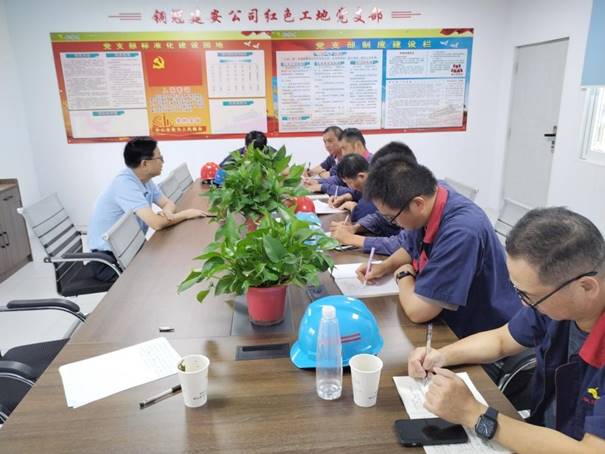 公司開(kāi)展第三季度安全、環(huán)保、消防綜合檢查 