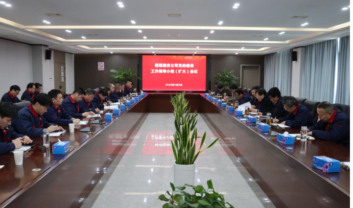 公司召開黨的建設(shè)工作領(lǐng)導(dǎo)小組 (擴(kuò)大)會(huì)議 公司召開黨的建設(shè)工作領(lǐng)導(dǎo)小組 (擴(kuò)大)會(huì)議